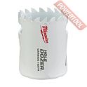 Биметаллическая твердосплавная универсальная коронка TCT 38х41 мм MILWAUKEE Hole Dozer Carbide Teeth 49560713