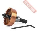 Коронка по металлу HSS TiN 40 мм цилиндрический хвостовик 9 мм MESSER 21-02-040