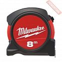 Рулетка измерительная 8 м 27 мм с метрической шкалой MILWAUKEE 8 м