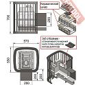 Печь каменка для бани и сауны ВЕЗУВИЙ Легенда Люкс 16 270