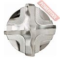 Бур SDS-Plus 20х200/250 мм 4 грани D.BOR Zentro 4304