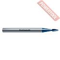 Мини-борфреза твердосплавная с покрытием Blue-Tec форма F 1,5х4х3х38 мм KARNASCH 11.5056-005