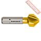 Зенковка по металлу HSS-XE TiN Gold 90 градусов 1,5-6,3х31 мм Hex 1/4 KARNASCH 40.3010.010