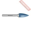 Борфреза твердосплавная с покрытием Blue-Tec форма G 6х18х6х50 мм насечка HP-1 KARNASCH 11.5067-035
