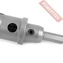 Твердосплавная коронка TCT 24х25 мм цилиндрический хвостовик 10 мм MESSER 20-25-024