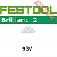 Шлифовальные листы FESTOOL Brilliant 2 STF V93/6 P40 BR2/50