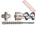 Бур SDS-Max 24х200/340 мм 4 грани MAKITA 4Cutter E-11449