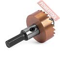 Коронка по металлу HSS TiN 30 мм цилиндрический хвостовик 9 мм MESSER 21-02-030