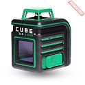 Лазерный уровень построитель плоскостей ADA Cube 360 Green Professional Edition в комплекте штатив