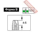 Метчик машинный для сквозных отверстий по металлу HSS-Co M6х1 DIN371 D.BOR TCT-402-060-100