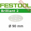 Шлифовальные круги FESTOOL Brilliant 2 STF D90/6 P320 BR2/100