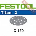 Шлифовальный круг FESTOOL Titan 2 STF D150/16 P100 TI2/100