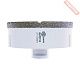 Коронка алмазная по керамограниту 110х35 мм хвостовик M14 TRIO DIAMOND Vacuum Brazed VB110