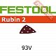 Шлифовальные листы FESTOOL Rubin 2 STF V93/6 P150 RU2/50