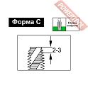 Метчик машинный для глухих отверстий по металлу HSS-Co M10х1,5 DIN371 D.BOR Spiral TCT-422-100-150