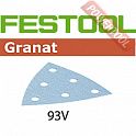 Шлифовальный лист FESTOOL Granat STF V93/6 P180 GR/100