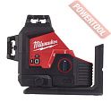 Лазерный уровень построитель плоскостей MILWAUKEE M12 3PL-0C
