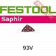 Шлифовальные листы FESTOOL Saphir STF V93/6 P80 SA/25