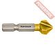 Зенковка по металлу HSS-XE TiN Gold 90 градусов 1,5-6,3х38 мм Hex 1/4 KARNASCH 40.3020.010